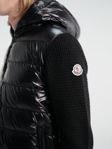 Moncler - Down Cardigan in Black