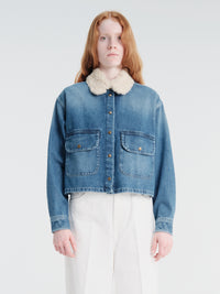 Moncler - Denim Shirt in Medium Blue
