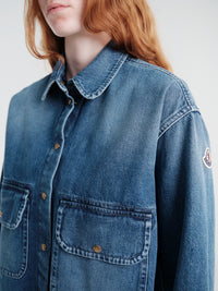 Moncler - Denim Shirt in Medium Blue