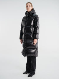 Moncler - Harfang Long Coat in Black