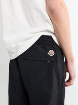Moncler - Grosgrain Tape Joggers in Black