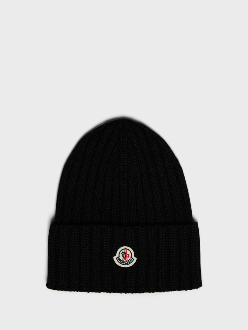 Moncler - Berretto Tricot Hat in Black