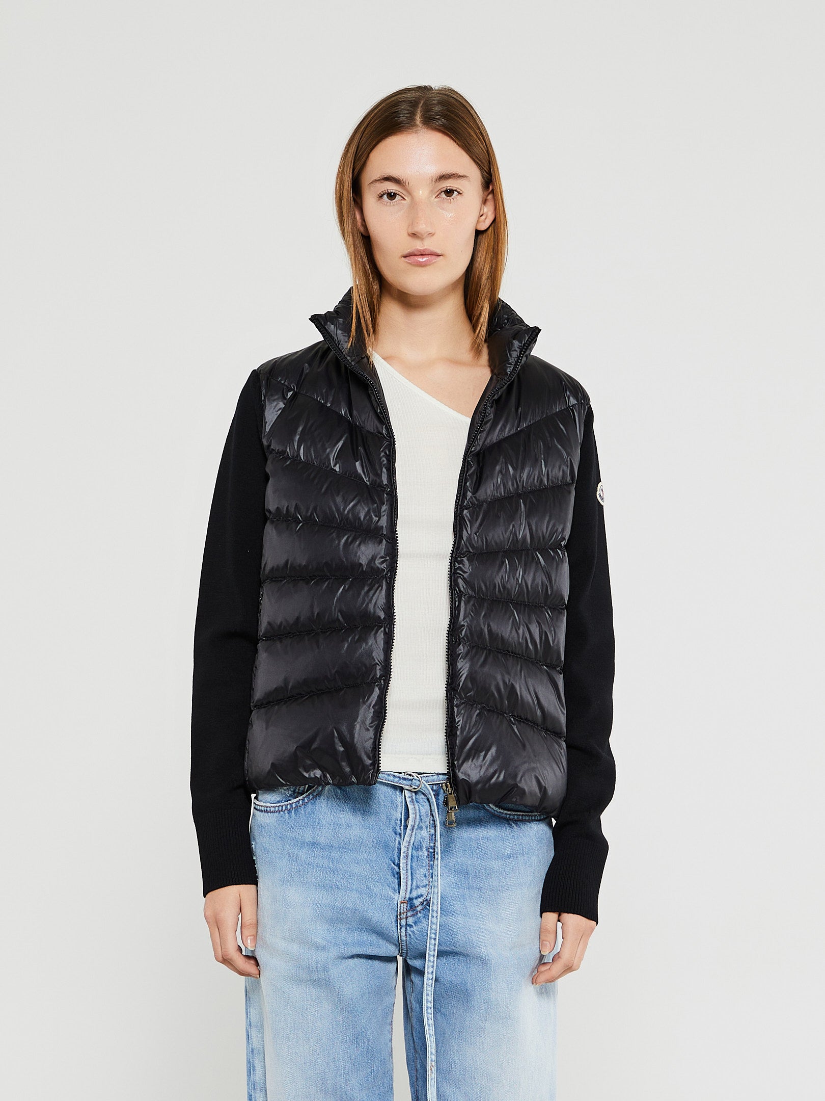 Moncler cardigan hooded down puffer coat Clearance