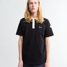 Moncler - Embroidered Polo Shirt In Black