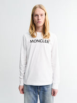 Moncler - Long Sleeved T-shirt in White