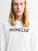 Moncler - Long Sleeved T-shirt in White