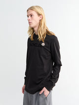 Moncler - Long Sleeve T-shirt in Black