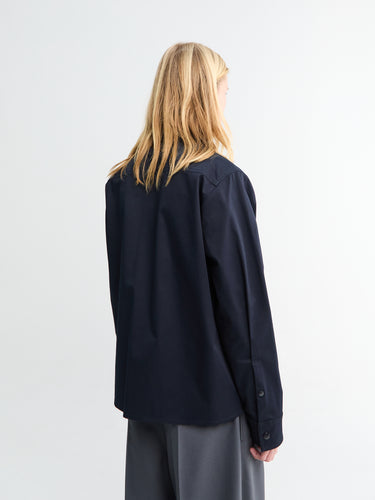 Moncler - Camicia Jacket In Navy