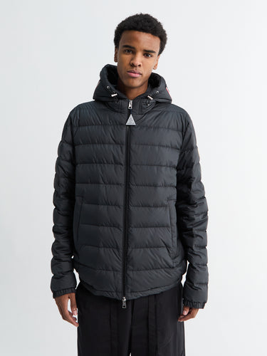 Moncler - Vermeille Hooded Short Down Jacket in Black