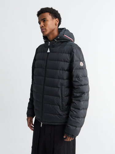 Moncler - Vermeille Hooded Short Down Jacket in Black