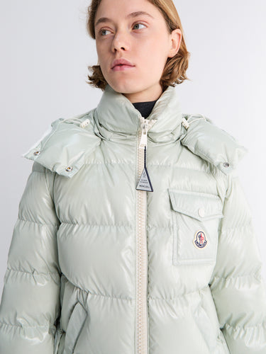 Moncler - Andro Hooded Short Down Jacket in Green