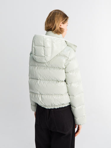 Moncler - Andro Hooded Short Down Jacket in Green