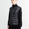 Moncler - Padded Wool Cardigan in Black