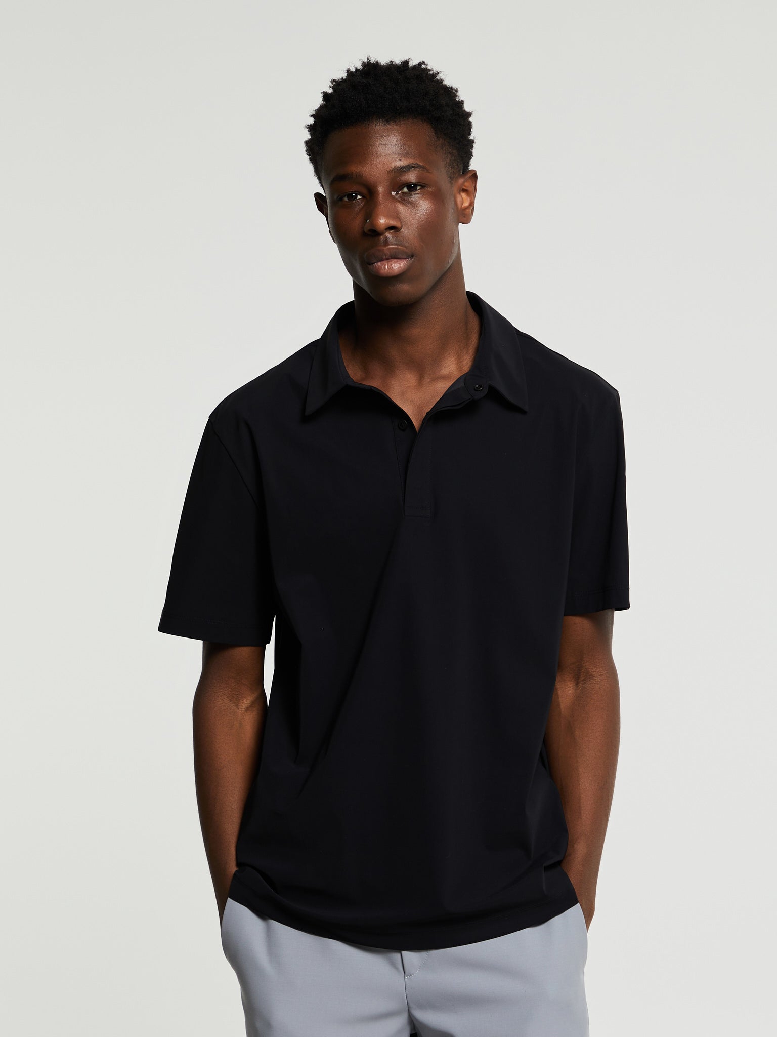 Moncler - Polo in Black