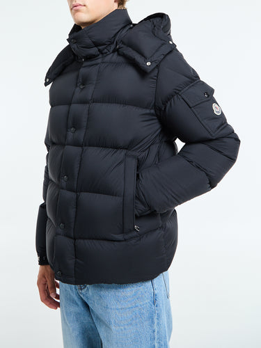 Moncler - Vezere Hooded Short Down Jacket in Black