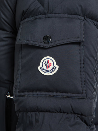 Moncler - Vezere Hooded Short Down Jacket in Black
