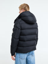 Moncler - Vezere Hooded Short Down Jacket in Black