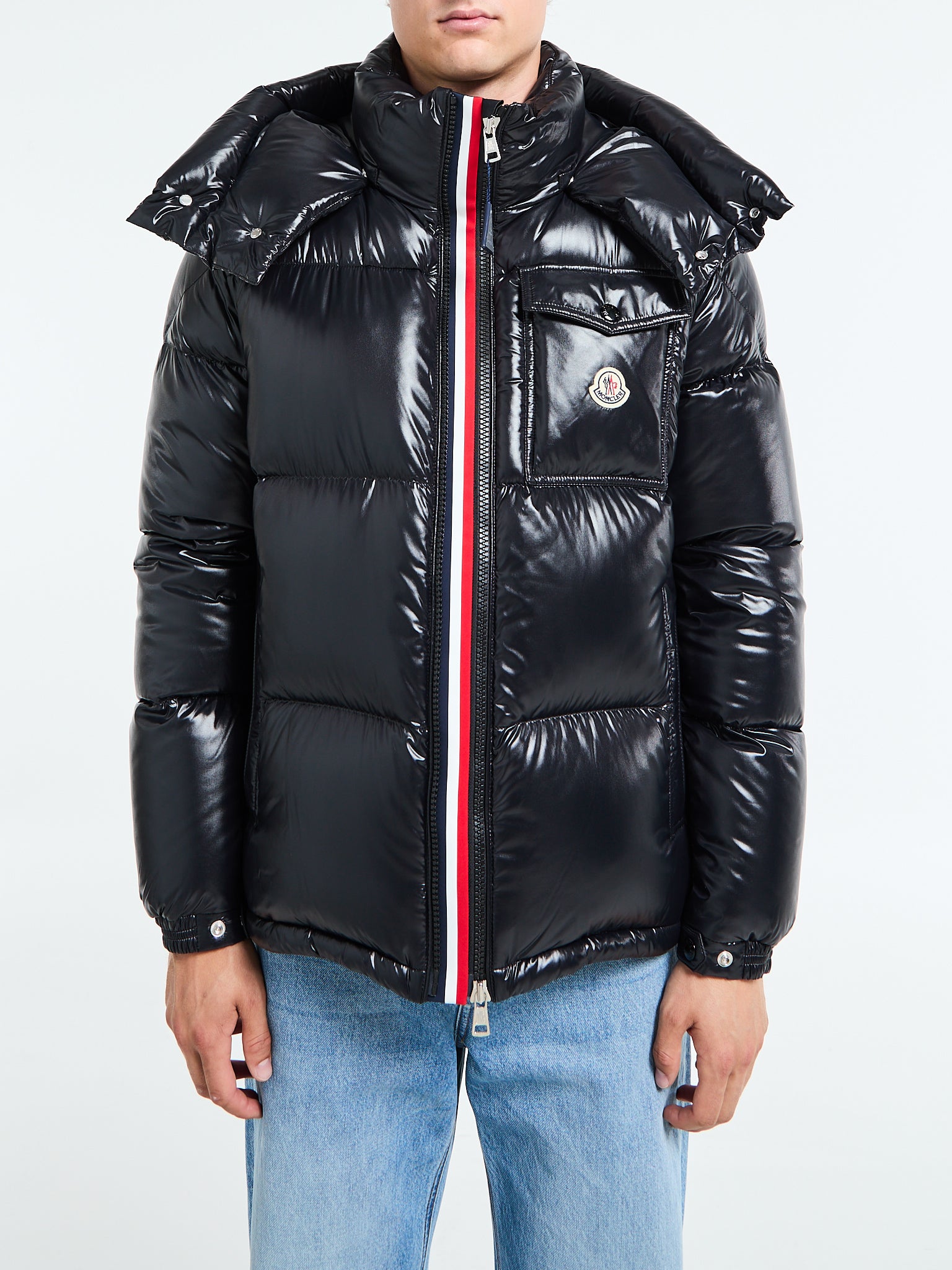 Jacket Outfit Mens Moncler Shiny Jacket Moncler High-shine Padded