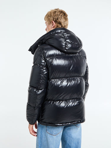 Moncler - Montbeliard Hooded Short Down Jacket in Black
