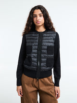 Moncler - 9B51000 Cardigan Tricot in Black