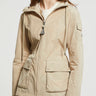 Moncler - Leandro Short Parka in Beige