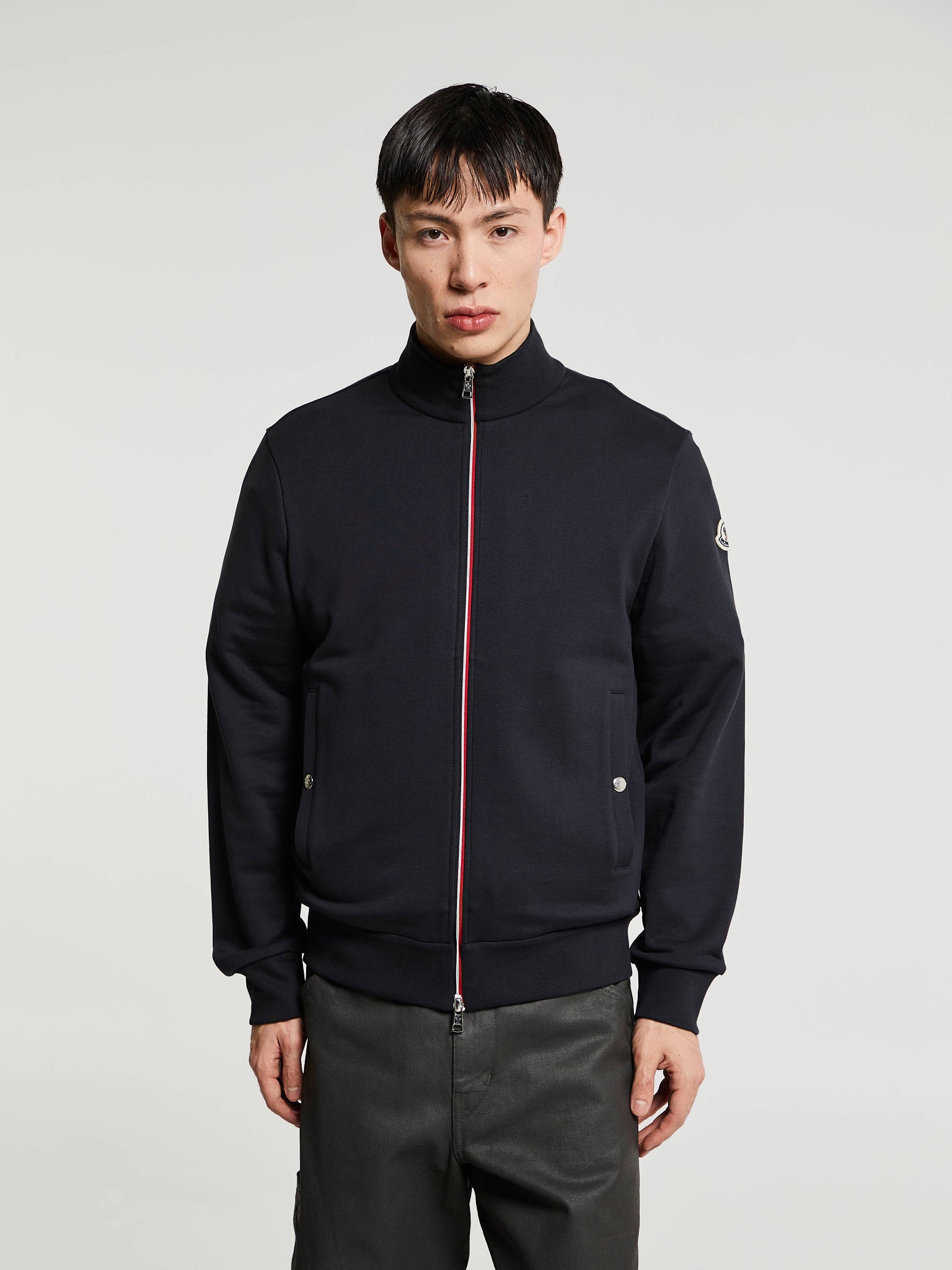 Moncler - Zip up Cardigan in Navy