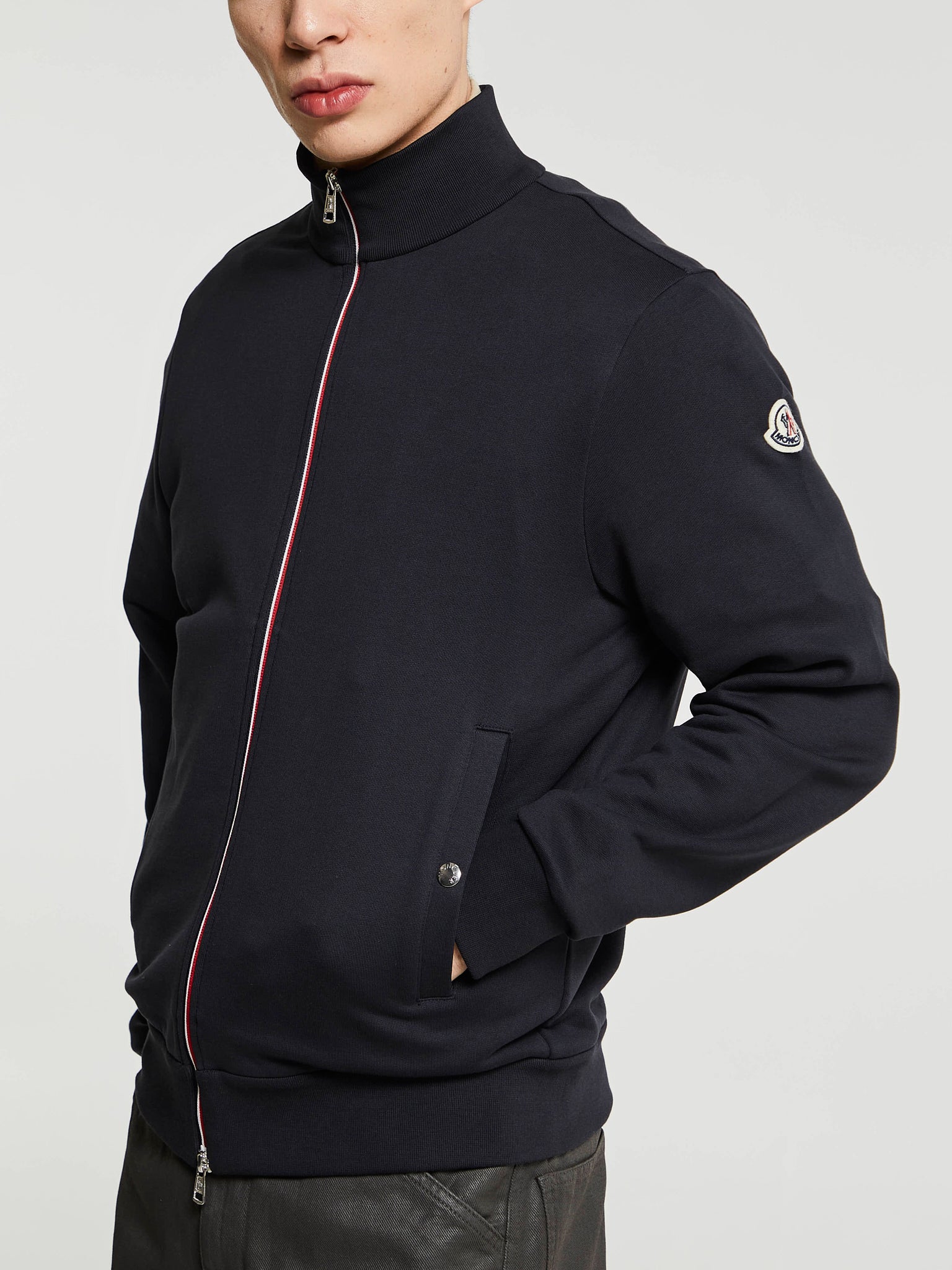 Moncler - Zip up Cardigan in Navy