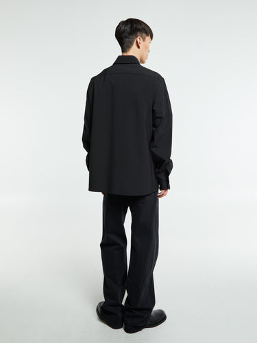 Moncler - Long Sleeve Shirt in Black
