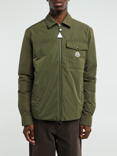 Moncler - Vigeson Shirt Jacket in Olive Green