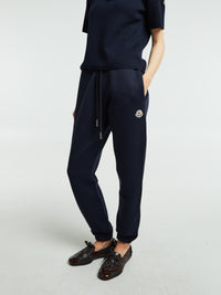 Moncler - Logo Patch Cotton Fleece Track Pants