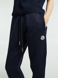 Moncler - Logo Patch Cotton Fleece Track Pants