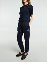Moncler - Logo Patch Cotton Fleece Track Pants