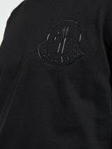 Moncler - Three-Dimensional Logo Cotton T-Shirt in Black