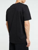 Moncler - Three-Dimensional Logo Cotton T-Shirt in Black