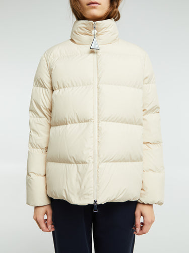 Moncler - Mauzun Short Down Jacket in Light Beige