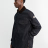 Moncler - Denim Cordury-Timmed Shirt Jacket in Dark blue
