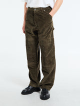 Moncler - Corduroy Jogging Trousers in Dark Green