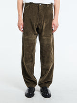 Moncler - Corduroy Jogging Trousers in Dark Green