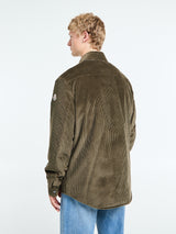Moncler - Ambroisie Corduroy Down Shirt Jacket in Brown