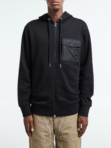Moncler - Zip Up Cardigan in Black