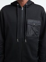 Moncler - Zip Up Cardigan in Black