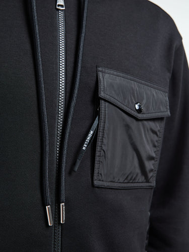 Moncler - Zip Up Cardigan in Black