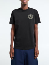 Moncler - Logo Cotton T-Shirt in Black