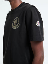 Moncler - Logo Cotton T-Shirt in Black