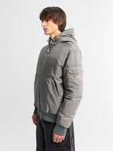 Moncler - Poiliot Hooded Short Down Jacket in Gray