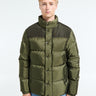 Moncler - Virolais Short Down Jacket in Olive Green
