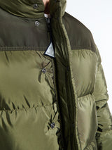 Moncler - Virolais Short Down Jacket in Olive Green