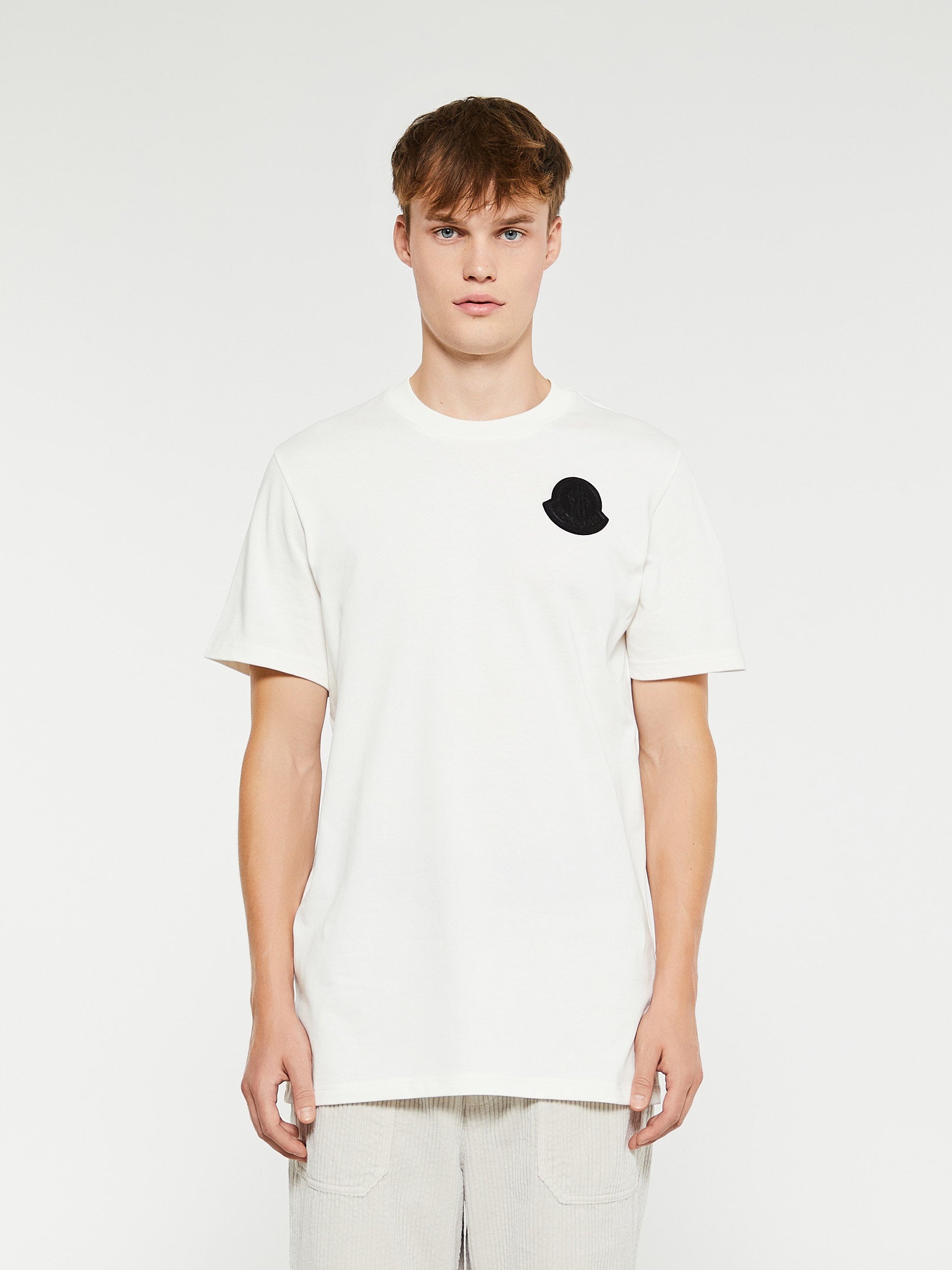 Moncler - Short Sleeved T-Shirt in White
