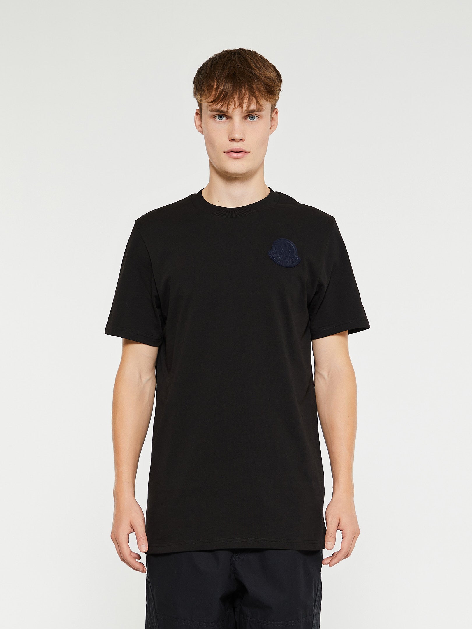 Moncler - Short Sleeved T-Shirt in Black