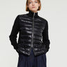 Moncler - Padded Wool Cardigan in Black